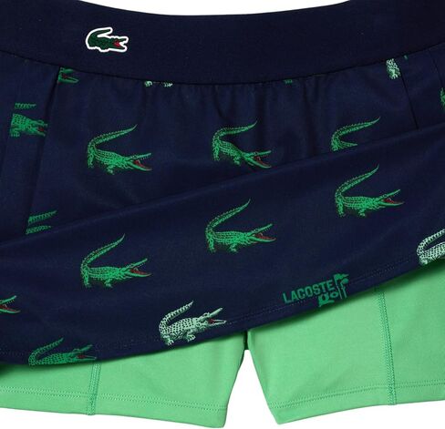 Lacoste Women's Sport Multi Croc Print Golf Skirt in Saudi Arabia
