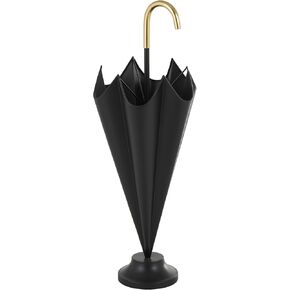 Deco 79 Smbrella Stand ، حجم كبير ، أسود