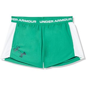 Under Armour Girls' Tech Play Up Logo Shorts (Big Kid)