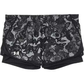 Under Armor Girls 'Fly by Print 2-in-1 shorts (Big Kids)