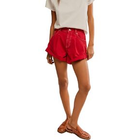 Free People Women's Danni Short, Hot Rod Red