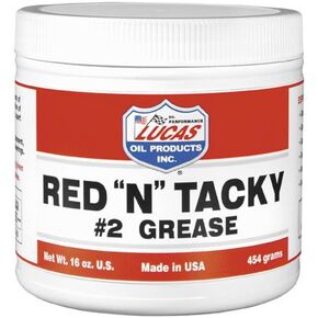 Lucas Oil 10574 RED"N"TACKY GREASE 1/LB TUB