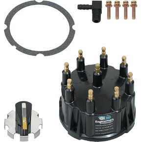 Distributor Cap and Rotor Kit for 4.3L V6 Engines with Thunderbolt IV/V HEI Ignition - Replaces 815407Q5, 815407A2, 18-5274, 815407Q02