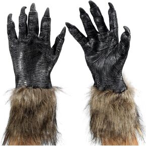 OneDone Wolf LaTex Assume Costume Gloves Halloween and Cosplay