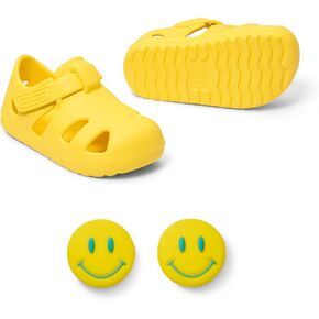 Ten Little Splash Sandals for Baby, Toddler & Kids, Adjustable, Closed Toe Water Sandals for Boys and Girls - Lightweight, Quick Drying Kids Water Shoes, and Flexible EVA with Traction - Daisy Yellow