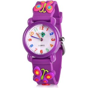 ATIMO 3D Cartoon Waterproof Watch for Boys Girls Age 3-8, Gifts for Kids