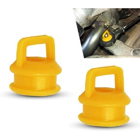 2 PCS Auto 0.5 "× 0.56" انتقال الكبلات انتقال الكبلات ، التصميم المتكامل PE بلاستيك رافعة رافعة المطاط ، OEM #15276979 ، متوافق مع بويك شيفروليه سيلفرادو (برتقالي)