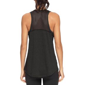 Quccefods Workout Tank Tops for Women Sleeveless Athletic Yoga Shirts Mesh Racerback Tank Tops Gym Workout Clothes in Saudi Arabia