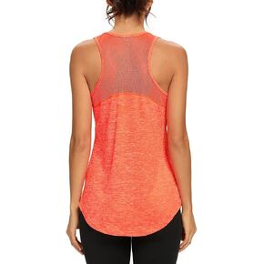 Quccefods Workout Tank Tops for Women Sleeveless Athletic Yoga Shirts Mesh Racerback Tank Tops Gym Workout Clothes