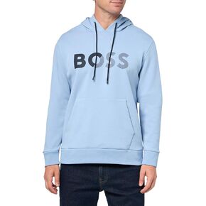 BOSS Men's Shade Embossed Logo Hooded Sweatshirt