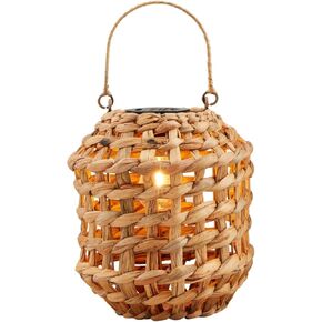 فطيرة الطين الصغيرة الصغيرة المنسوجة الفانوس. 8 "× 7" ضياء