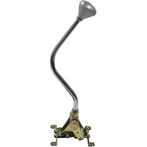 Lokar COS6AODGB Cable Operated Shifter Kit with 16" Bench Bend Lever and Black Mushroom Knob for Ford AOD
