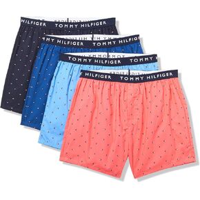 Tommy Hilfiger Men's Cotton Classics 4-pack Woven Boxer