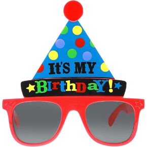 Happy Birthday Glasses for Kids Adulit, It's My Birthday Sunglasses, Funny Photo Booth Props Glasses, Novelty Party Sunglasses Favor for Kids Party