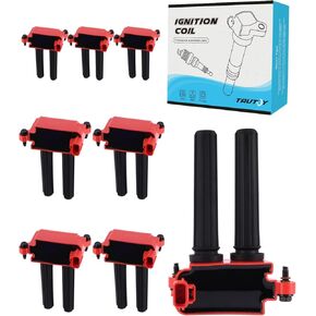 UF504 Ignition Coil 8 PCS (5.7L 6.1L 6.4L) 2005-2016 For Chrysler 300 Aspen,For Dodge Challenger Charger Durango Magnum Ram 1500 2500 3500,For Jeep Commander Grand Cherokee, Replace # GN10616