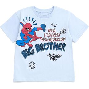 تي شيرت Marvel Spidey and His Amazing Friends لعيد ميلاد الأولاد من الأطفال الصغار إلى الأطفال الصغار