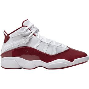 Jordan Mens 6 Rings White/Team Red
