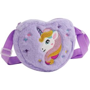 Kids Crossbody Bag Girls Crossbody Bag, Plush Unicorn Bag Unicorn Purses for Girls, Little Girls Purse