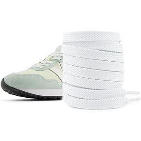 UamGlsob Flat Shoelaces for New Balance Sneakers, 5/16"(8mm) Athletic Classic Shoe Laces Replacement Strings