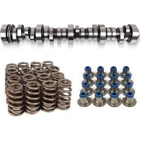 E1840P Sloppy Mechanics Stage 2 Camshaft Kit, Includes Cam, Valve Springs & Seals Fit for Chevy/GM 4.8L 5.3L 5.7L 6.0L 6.2L LS Engines (LS1, LS2, LQ4, LQ9)