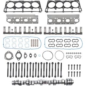 5.7 Hemi Cam MDS Lifter Kit with Head Gasket Bolts Camshaft Replacement for 2009-2019 Dodge Ram 1500 Durango 5.7L V8 53022263AF 53021726AD