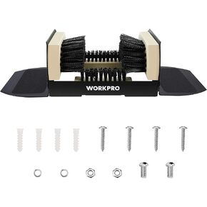 WORKPRO Boot Brush Scraper Outdoor, Shoe Cleaner Brush, Boot Scrubber, Heavy Duty Boot Cleaning Brush