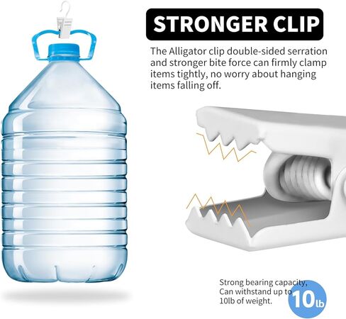 مقاطع الستائر خطافات ، 100 حزمة مقاطع سنانير من الحديد المقاوم للصدأ من أجل شنقا الحفلات الأضواء عيد الميلاد الزخرفة ، شماعات الحرف الفنية ، غرامات خيمة المظلة ، الأسود ، الأسود in Kuwait