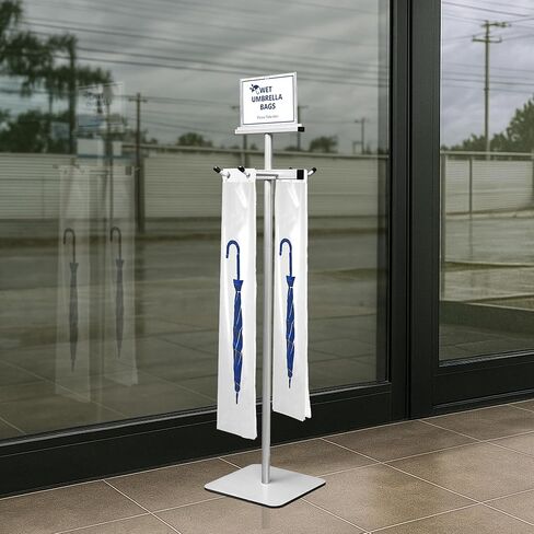 Montex Wet Umbrella Stand with Free 200 Plastic Umbrella Bags and Holder in Kuwait