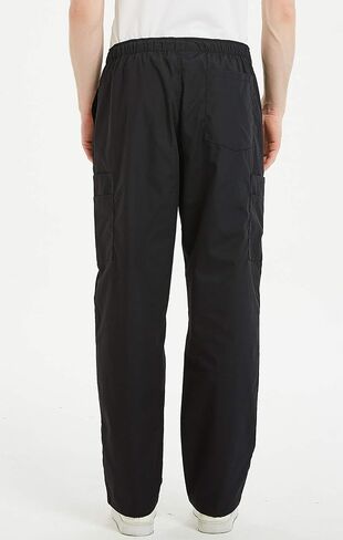VOGRYE Scrub Pants for Men - Pants with 7 Pockets Waistband, Anti-Wrinkle Scrubs for Men in Kuwait