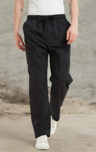 VOGRYE Scrub Pants for Men - Pants with 7 Pockets Waistband, Anti-Wrinkle Scrubs for Men in Kuwait