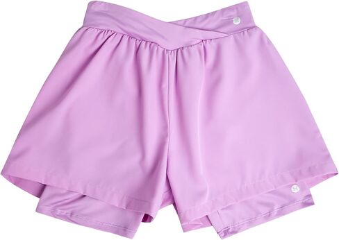 RBX Girls Athletic Shorts - 2 Pack Performance Girls Flowy Shorts و Active Jersey Bike Shorts (الأحجام: 7-16) in Saudi Arabia