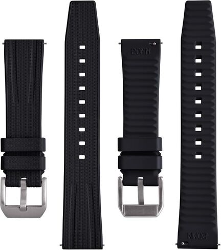 20 مم 22 مم fluorine FKM Rubber Watch STRAP - سرعان ما يكون إطلاق سراح الفرق الرياضية للرجال in Kuwait