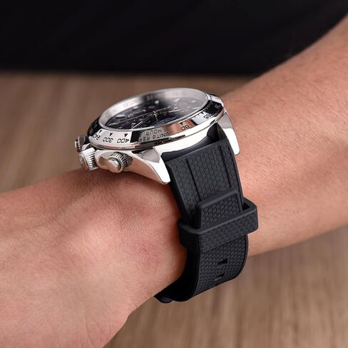 20 مم 22 مم fluorine FKM Rubber Watch STRAP - سرعان ما يكون إطلاق سراح الفرق الرياضية للرجال in Kuwait