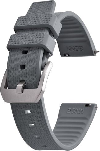20 مم 22 مم fluorine FKM Rubber Watch STRAP - سرعان ما يكون إطلاق سراح الفرق الرياضية للرجال in Kuwait