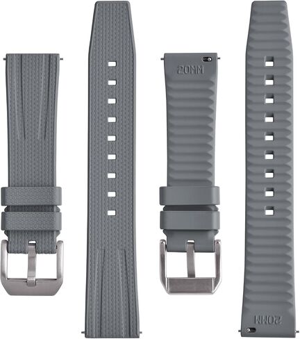 20 مم 22 مم fluorine FKM Rubber Watch STRAP - سرعان ما يكون إطلاق سراح الفرق الرياضية للرجال in Kuwait