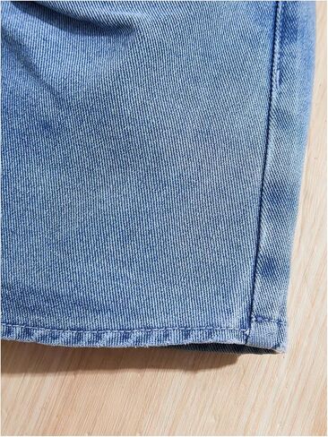 WDIRARA Toddler Girl's Bow Wrap Elastic Waist Denim Skirt Cute Jean Skirts in Saudi Arabia