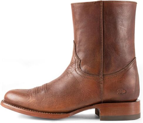 Men's Leather Cowboy Zip Boot with Leather Sole style 11200 in Saudi Arabia