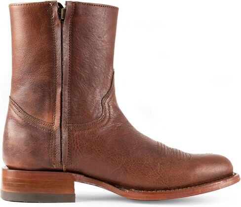 Men's Leather Cowboy Zip Boot with Leather Sole style 11200 in Saudi Arabia
