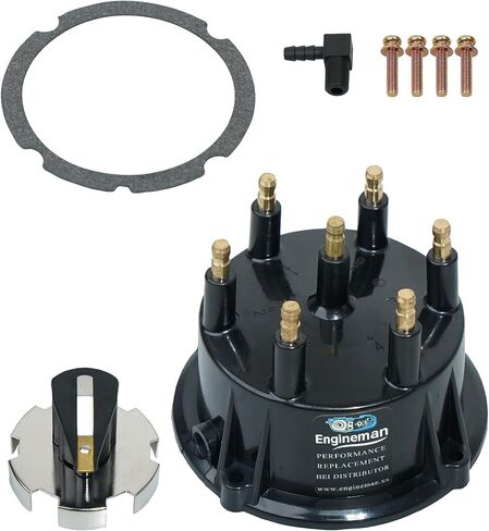 غطاء الموزع ومجموعة الدوار لـ 4.3L V6 مع Thunderbolt IV/V HEI Ignition - يحل محل 815407Q5 ، 815407A2 ، 18-5274 ، 815407Q02 in Kuwait