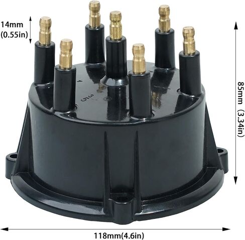 غطاء الموزع ومجموعة الدوار لـ 4.3L V6 مع Thunderbolt IV/V HEI Ignition - يحل محل 815407Q5 ، 815407A2 ، 18-5274 ، 815407Q02 in Kuwait