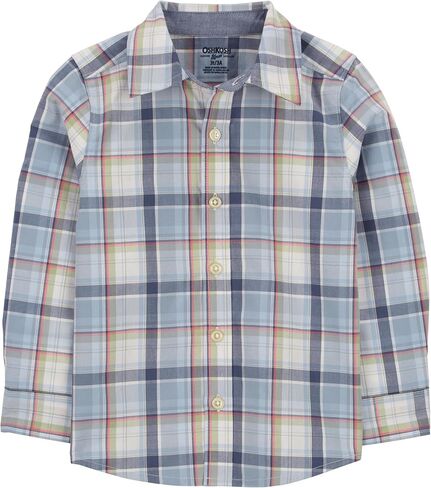Oshkosh b'gosh الأولاد الطويل الأكمام المنسوجة القميص in Kuwait