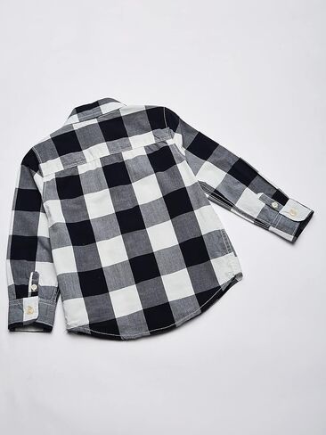 Oshkosh b'gosh الأولاد الطويل الأكمام المنسوجة القميص in Kuwait