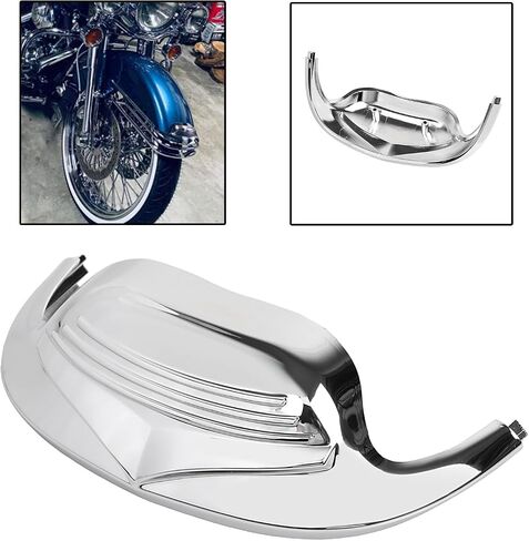 دراجة نارية كروم دراجة نارية Fender Mudguard Tip لنماذج Harley Road King 1980-2013 FL و FLHR و FLHTCUTG ونماذج FLSTC 1986-2008 in Saudi Arabia