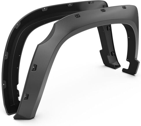 Smooth Pocket Rivet Fender Flares Compatible for 2014-2021 Toyota Tundra Black Paintable Wheel Flare Front Rear 4PCS in Saudi Arabia