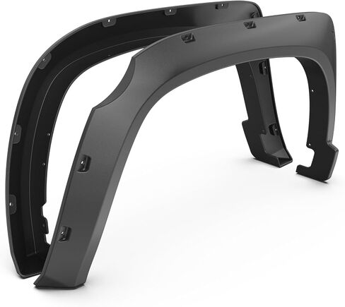 Smooth Pocket Rivet Fender Flares Compatible for 2014-2021 Toyota Tundra Black Paintable Wheel Flare Front Rear 4PCS in Saudi Arabia