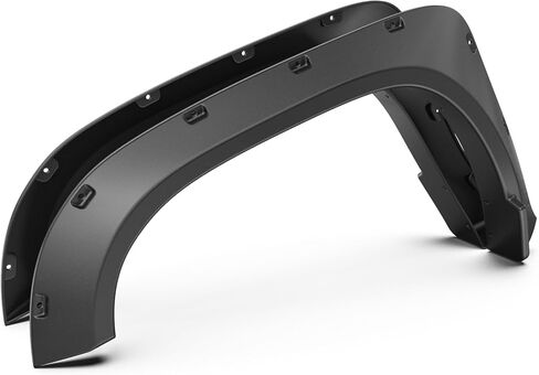 Smooth Pocket Rivet Fender Flares Compatible for 2014-2021 Toyota Tundra Black Paintable Wheel Flare Front Rear 4PCS in Saudi Arabia