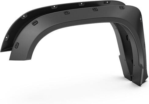 Smooth Pocket Rivet Fender Flares Compatible for 2014-2021 Toyota Tundra Black Paintable Wheel Flare Front Rear 4PCS in Saudi Arabia