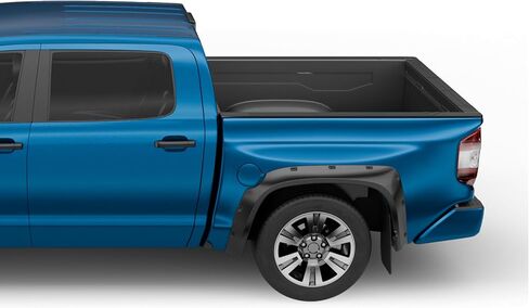 Smooth Pocket Rivet Fender Flares Compatible for 2014-2021 Toyota Tundra Black Paintable Wheel Flare Front Rear 4PCS in Saudi Arabia