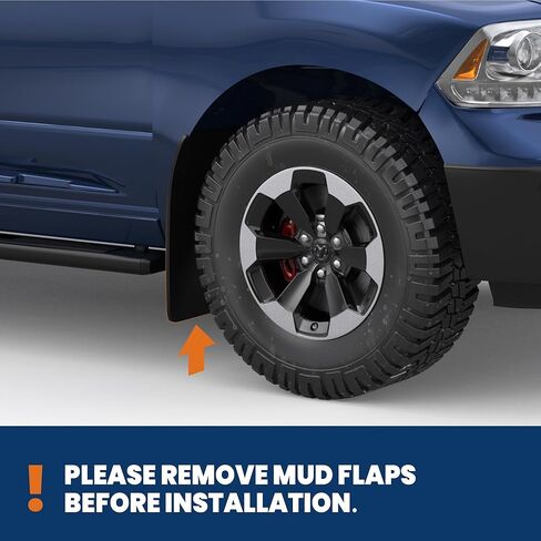 OE Factory Fender Flares Compatible for 2009-2014 Ford F150 F-150 Styleside (Not Compatible for Platinum and Raptor models) Smooth Black Paintable Wheel Flare Front Rear 4PCS in Kuwait