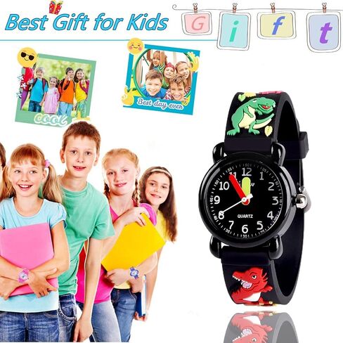 ATIMO 3D Cartoon Waterproof Watch for Boys Girls Age 3-8, Gifts for Kids in Kuwait